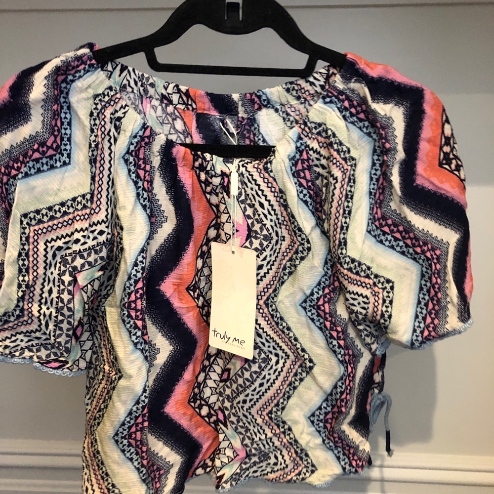 NWT multi colored blouse